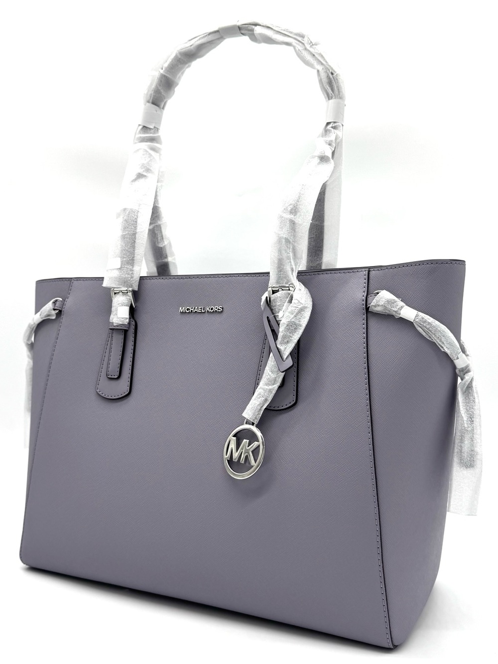 Michael Kors Voyager Large Leather Tote Bag - Lilac